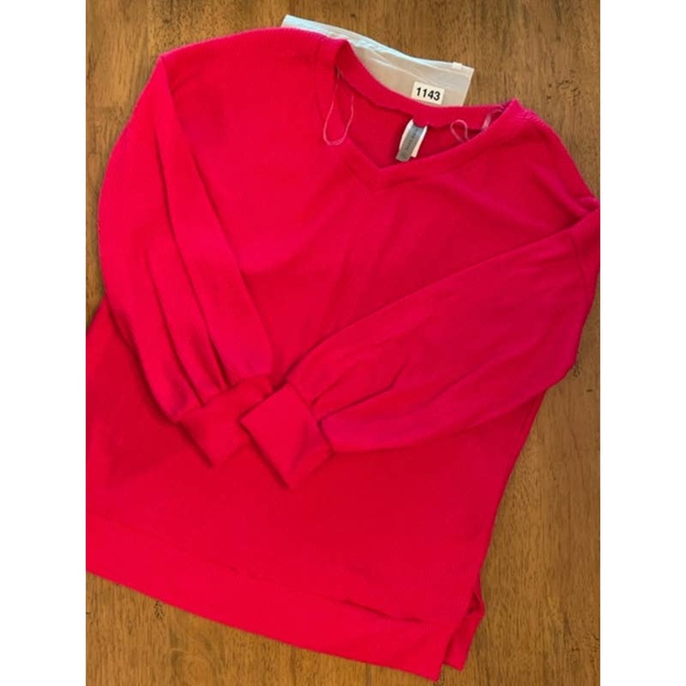 HoneyMe Pink Fleece Blouse - 2X